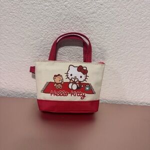 Hello Kitty mini tote bag coin purse